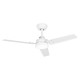 VENTILADOR LAMPARA JATA DE TECHO METALICO BLANCO